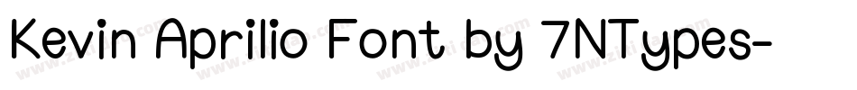 Kevin Aprilio Font by 7NTypes字体转换